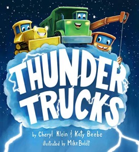 Dozer, Dump, and Crane Truck Hoist the title to THUNDER TRUCKS